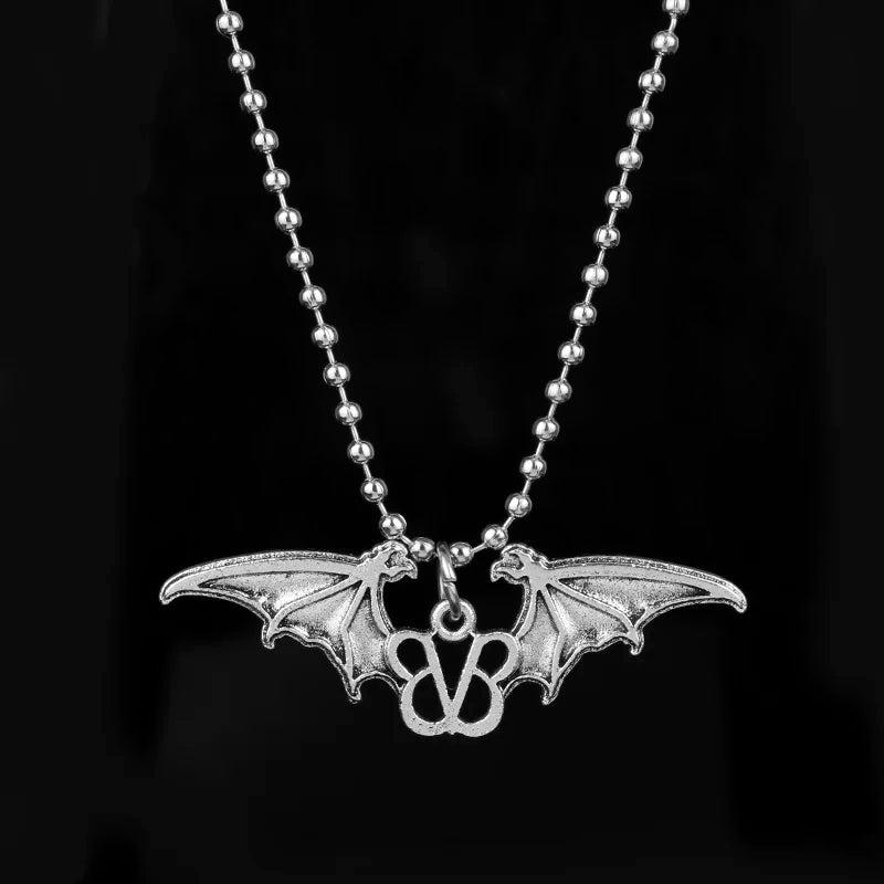 Punk Rock Band Necklace Fashion Gothic Sexy Pop Star Singer Music Band Pendant Link Chain for Women Men Fans Gifts