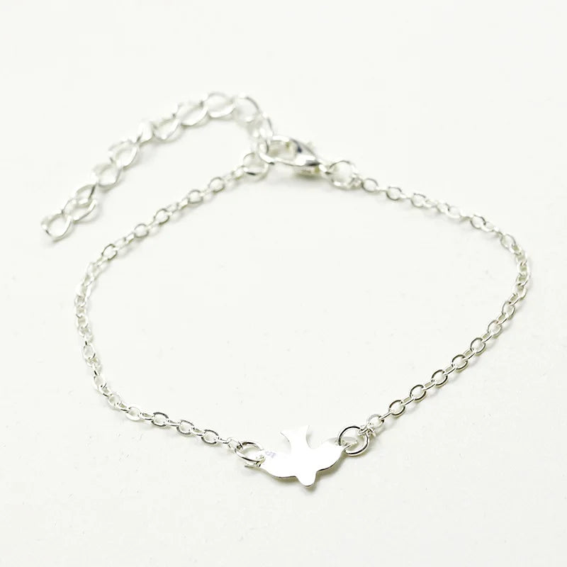 New fashion  Simple Love Heart Bracelet For Women girl Accessories jewelry wholesale