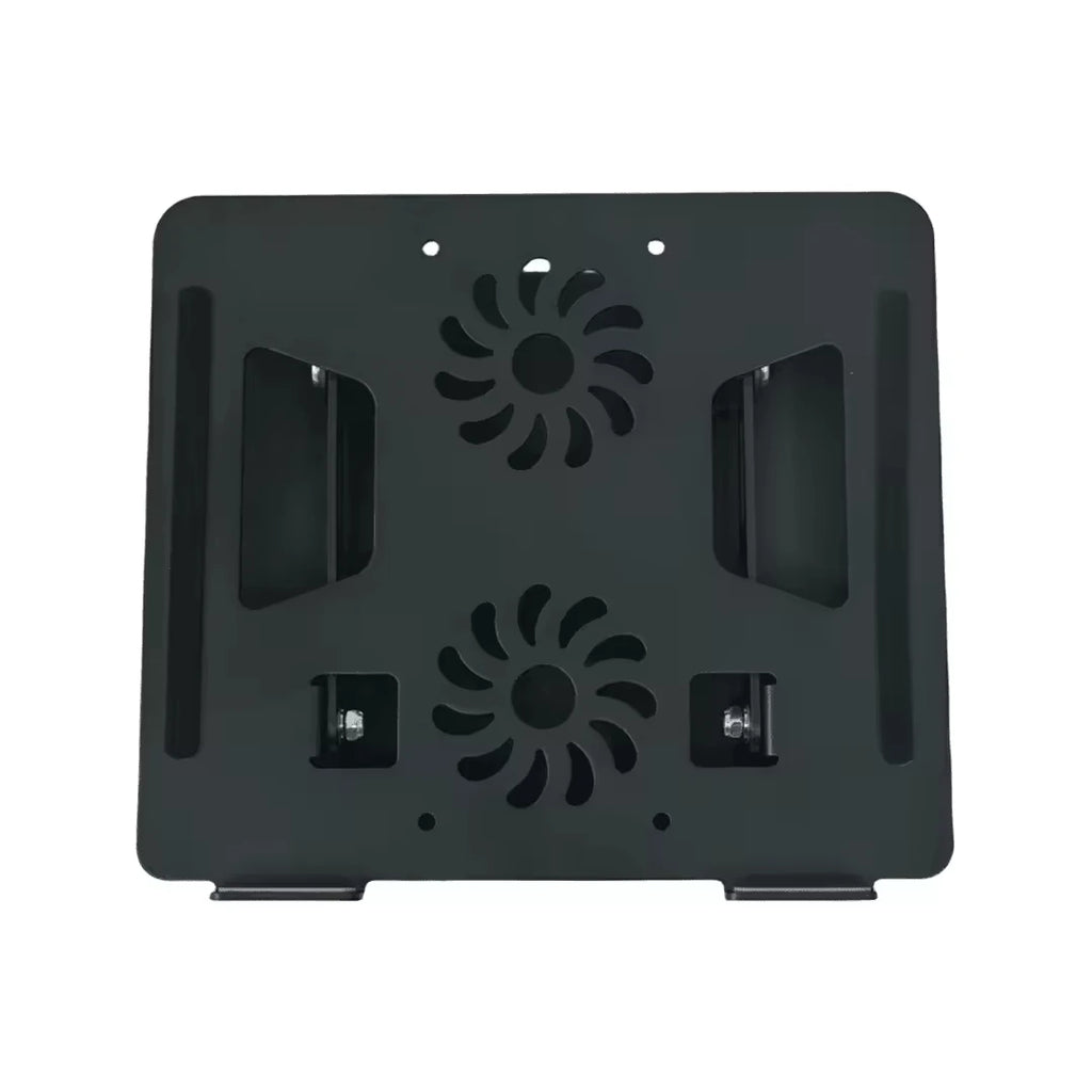 Metal Adjustable Laptop Stand 360 Degree Rotating Laptop Cooling Stand Foldable Laptop Riser Stand with Double Fans