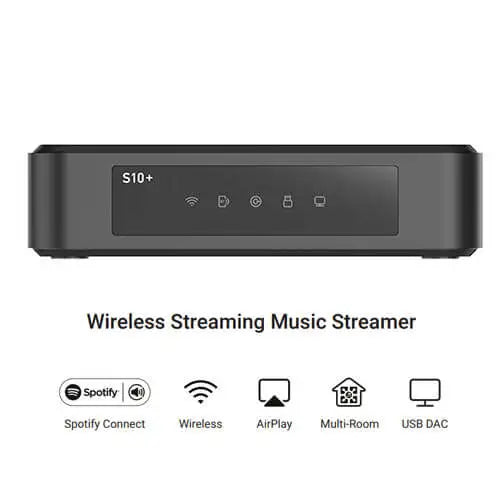 S10+ Wireless Hi-res Streaming Preamplifier Wifi 2.4g  5.0 Smart Home Easy Music Fan