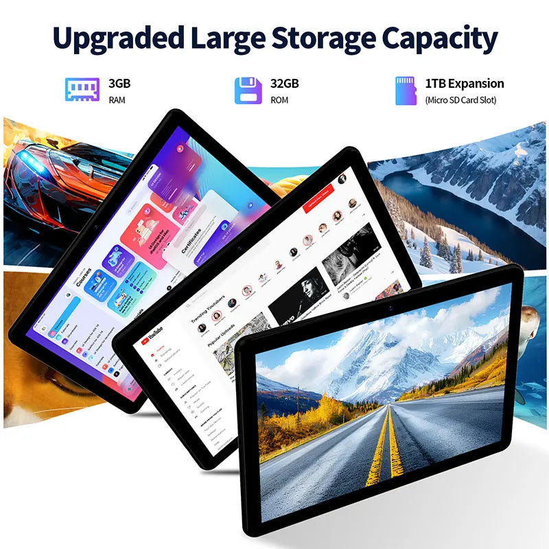 Factory Supply Android Tablet 10 Inch Tablet  5g Wifi 32gb Rom Android 6000mah Tablet Pc