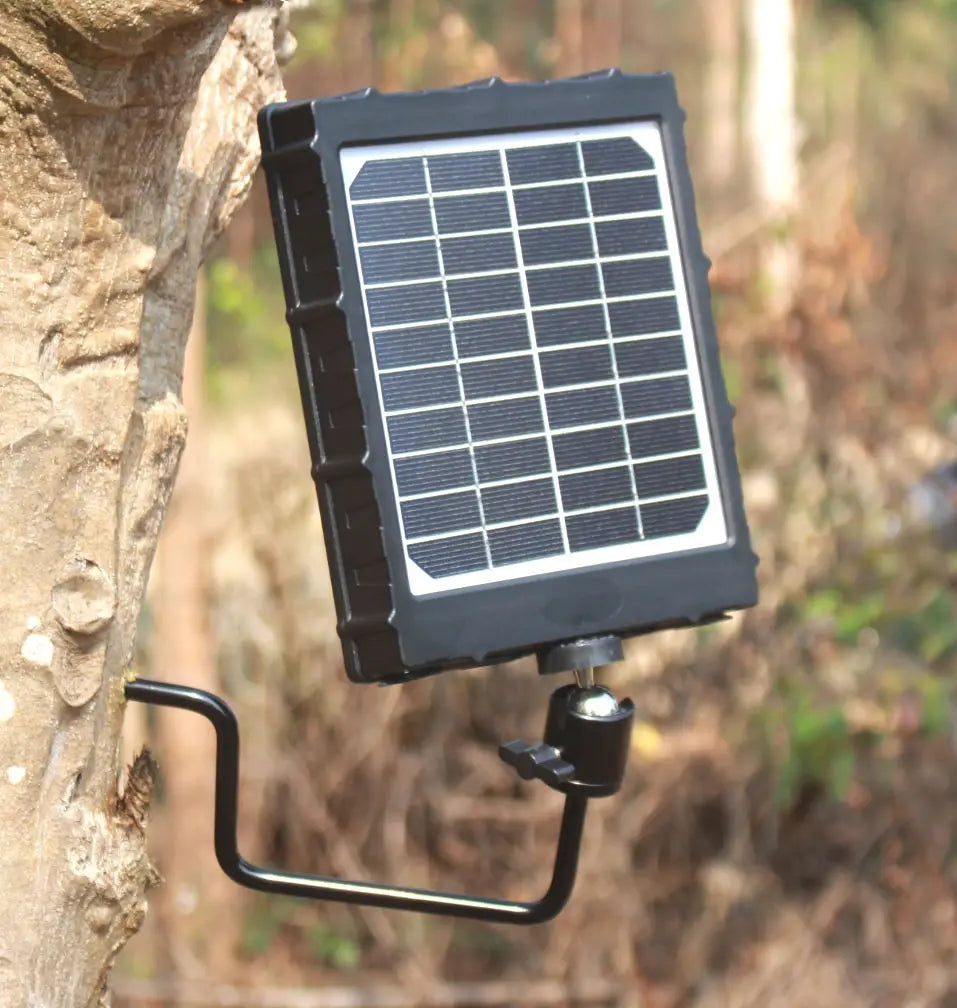 Trail Camera Solar Panel 8000mah 3 Watt Hunting Camera 12v/9v/6v Output Built-In Lithium Battery IP66 Waterproof for Outdoor Cam