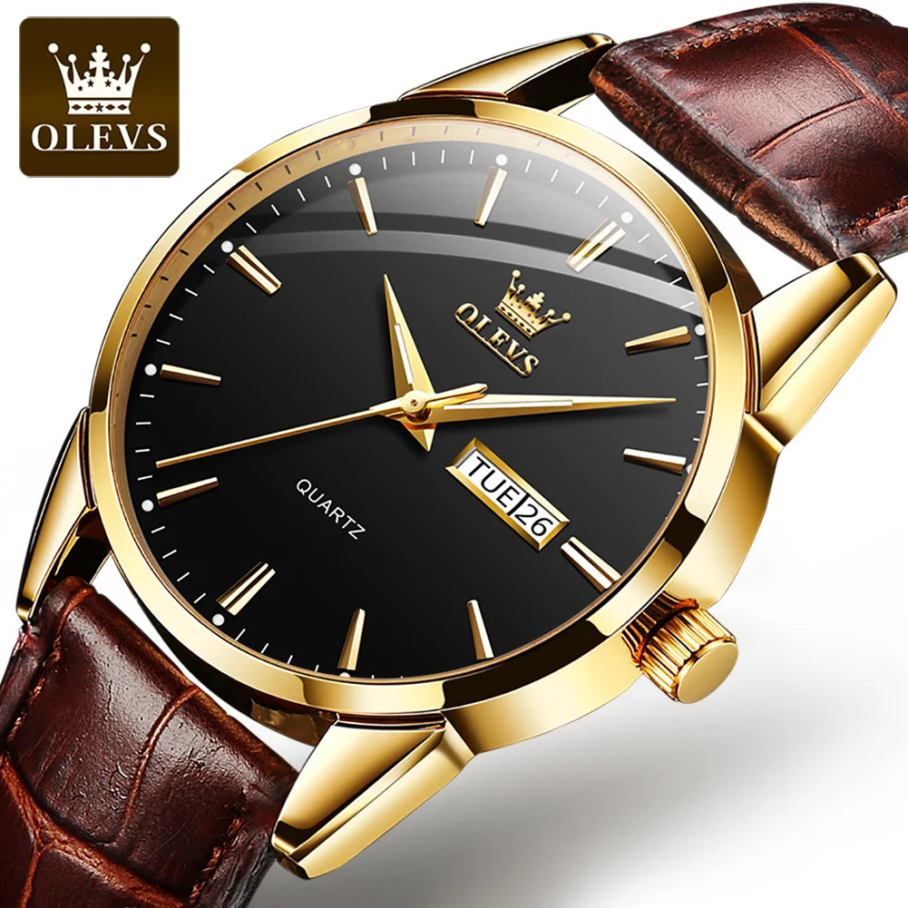 2024 OLEVS Brand 6898 Japan Movement Fashionable Business Watch Ladies Waterproof Ceramic Women's Watches Quartz Wrist Watch
