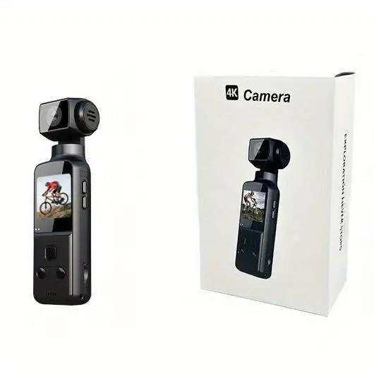 K2F Pocket Action Camera 4K WIFI Anti-shake Night Vision Face Tracking 270-degree Rotation Handheld Cycling Sports Projection