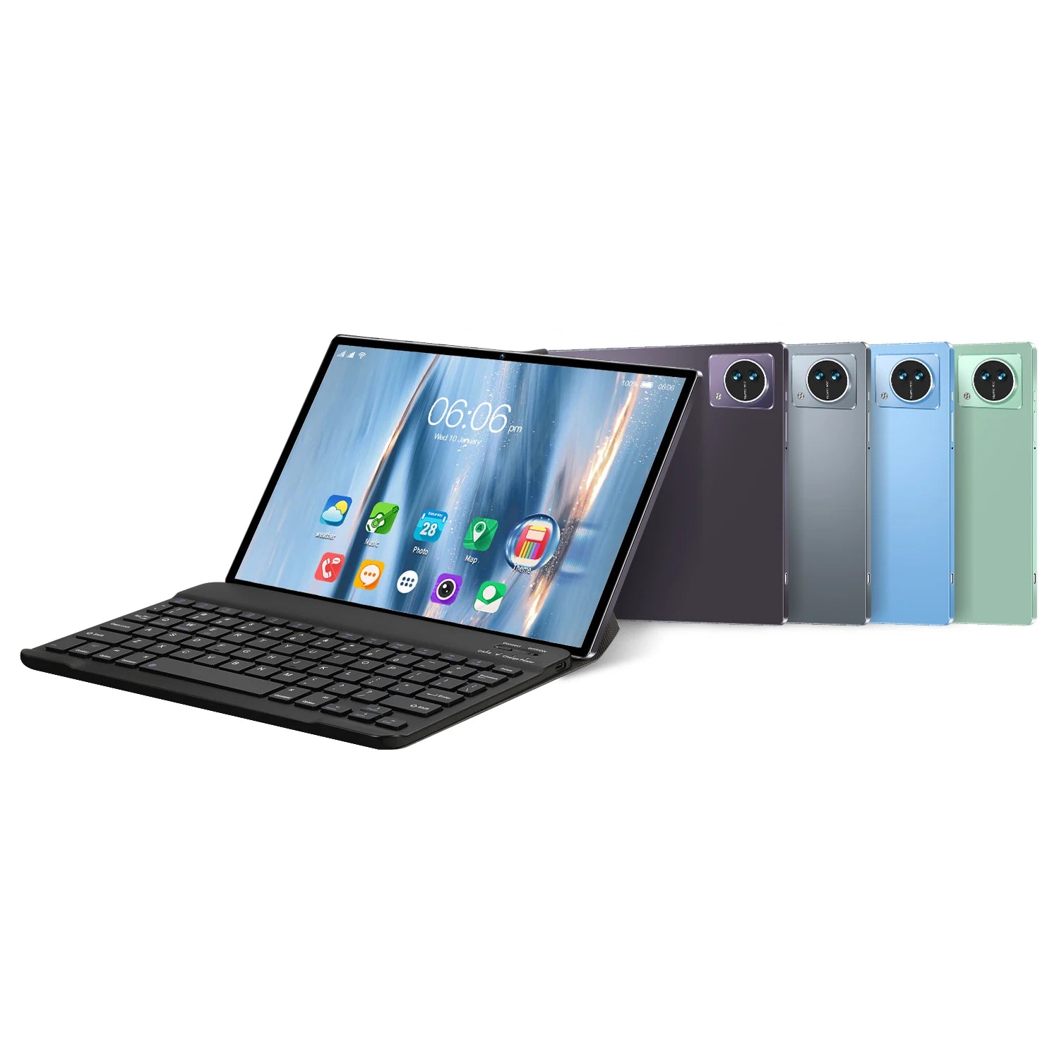 Wholesale 10.1 Inch PC Student Cheap Gaming Mini Gamer Laptops Computer Tablets  WiFi Students Kids Children Gifts