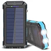 Best Seller Solar Power Bank Type-c 30000mah Dual Usb Solar Panel Phone Charger Outdoor Waterproof Portable Power Station