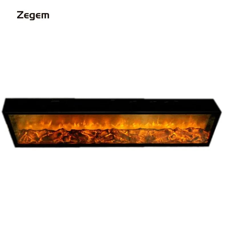 800*150*400mm Smart Home Embedded Electric Fireplace LED Lighting Decorative Heater