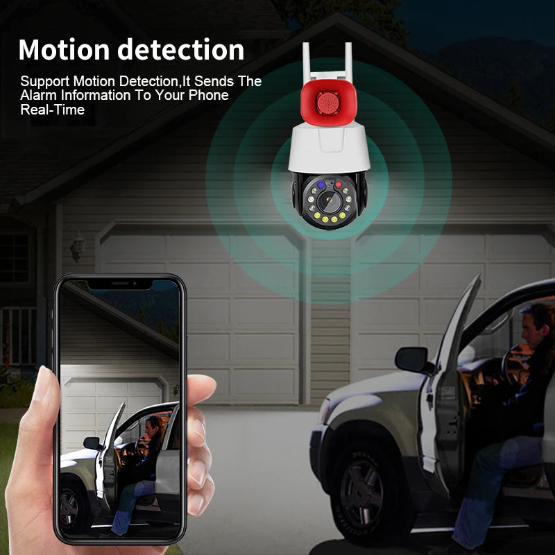 Cloud Storage Home Security Camera 4G Hotspot Wifi IP Camera Solar Powered Wireless Camera