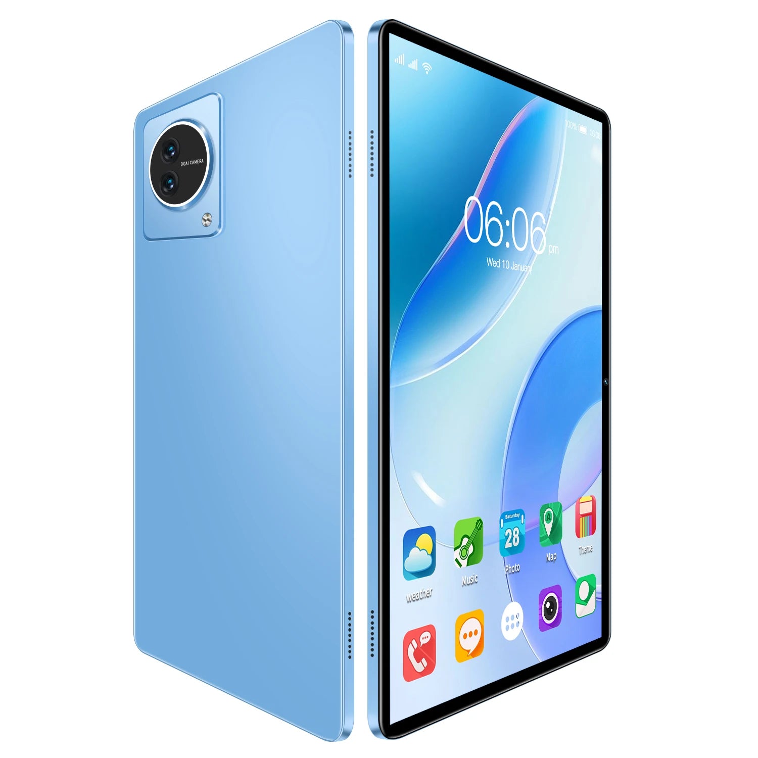 10.1-Inch Android Tablet 16GB RAM 512GB ROM Dual Sim Card Dual Slot Touch Screen Multifunctional Qualcomm Octa Core WiFi