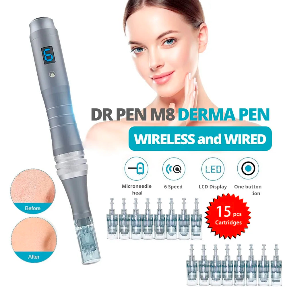 Handheld Home Use Needle Free Efficient Hydration Nutri Pen Skin Care Nutri Facial Hydro Pen for Scar Acne Removal