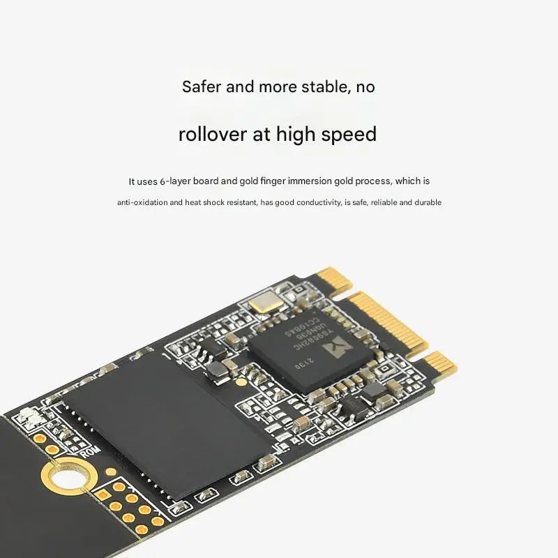 1TB M-SATA Internal Solid State Drive for Desktop with 480-520MB/s Read/380-420MB/s Write Speed TLC Architecture