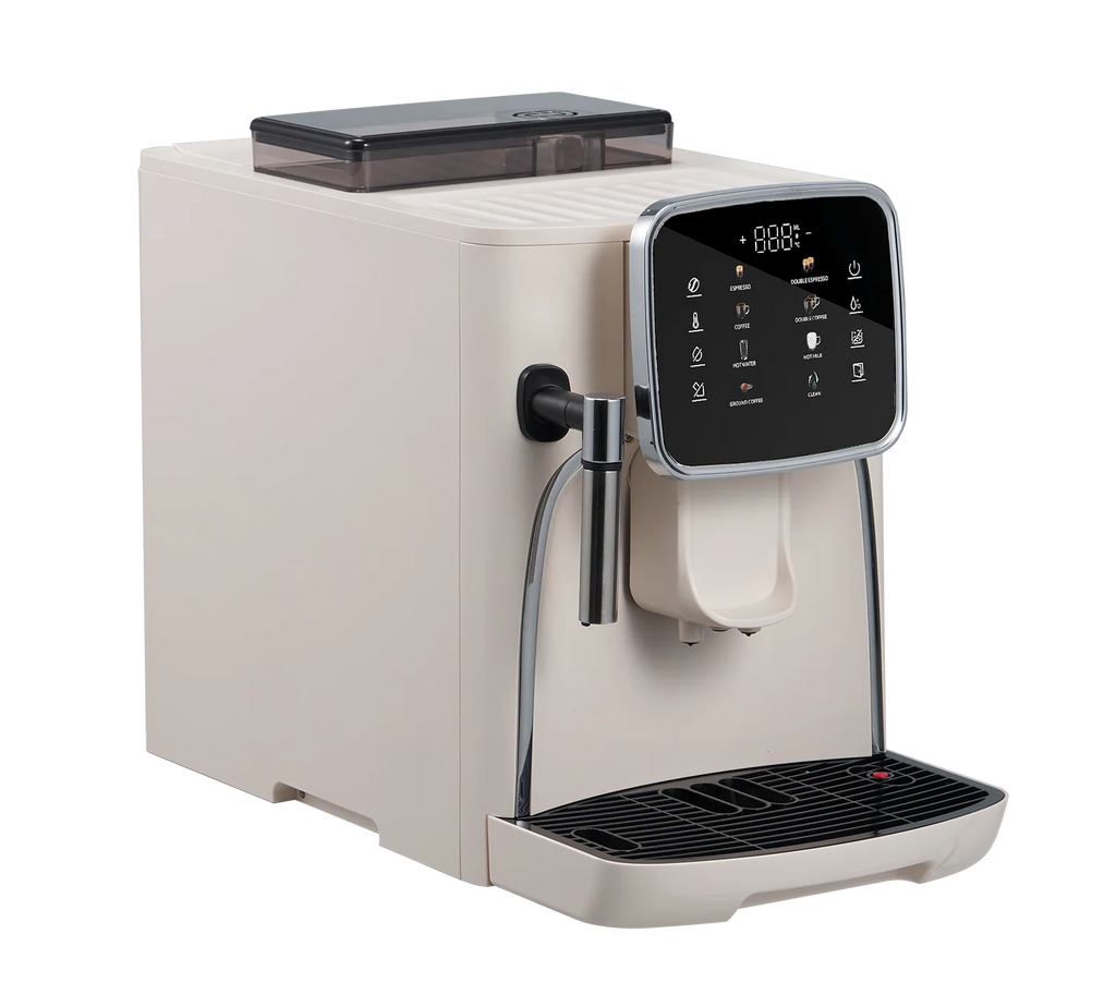 Digital Touch Panel Fully Automatic Coffee Espresso Maker with Steam Wand