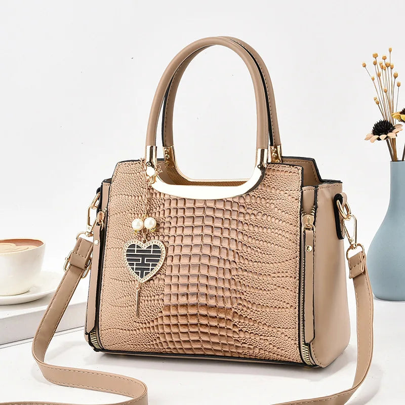 Wholesale New Fashion Pu Leather Bags Ladies Hand Bags Shoulder Crossbody Luxury Women Handbags