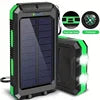 Outdoor Portable 20000mah Solar Power Bank Dual Usb 5V 2A Camping Solar Battery Pack Solar Power for Phone