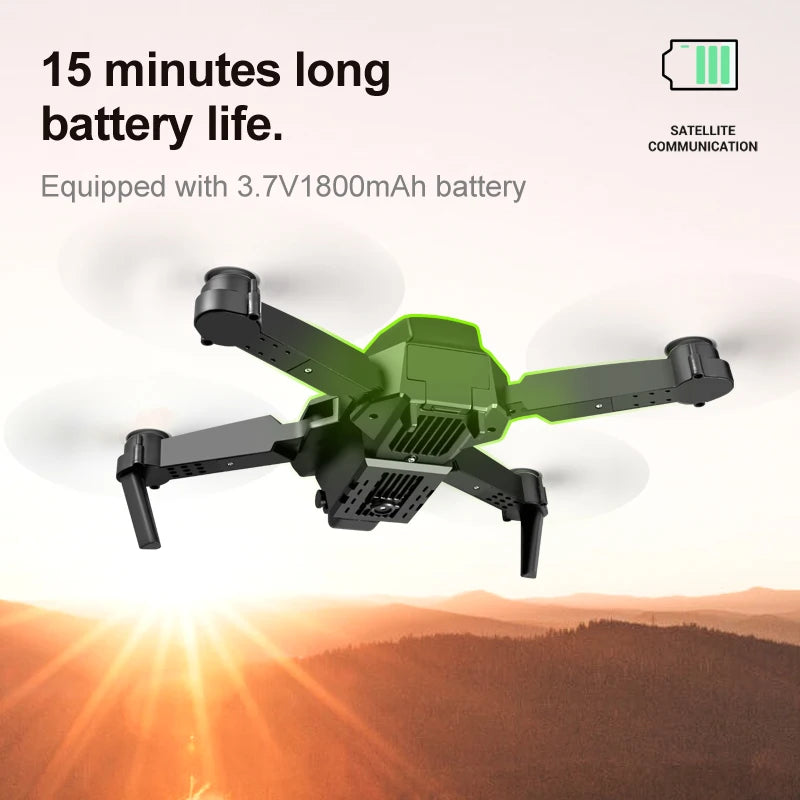 2025 E88 4k UHD Mini Remote Camera  WiFi GPS  FPV  Altitude Hold  Rc Remote Controller Quadcopter  Kids Drone Dron