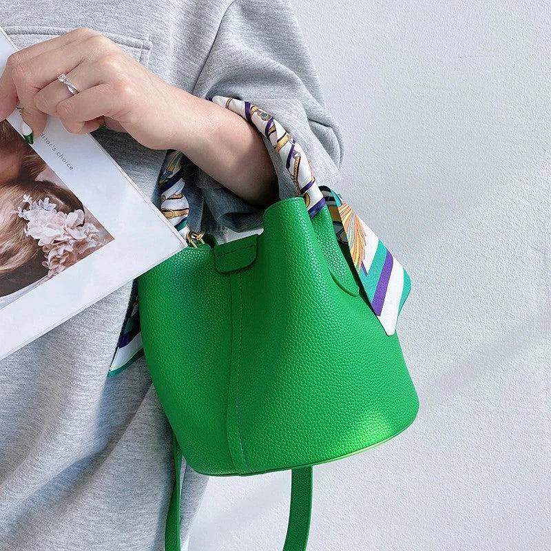 Hot Sale Women Hand Bags Bucket Shape Shoulder Crossbody Bag Ladies Messenger Bags Women Handbags