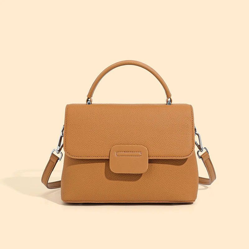 Custom Designer Ladies Purses Women Handbags Retro Casual Simple Cow Leather Women Crossbody Girls Fashion Quality Shoulder Bags