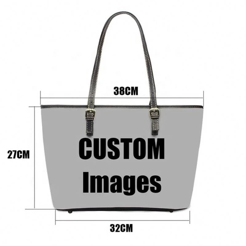 Hawaiian Flower Polynesian Design Print Women Handbags and Purses Set Customized Large Leather Tote Matching Long Zipper Wallet