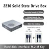 USB4 Mobile Hard Disk Box M2 Solid State NVME External Notebook Compatible with Thunderbolt 3/4 with Fan