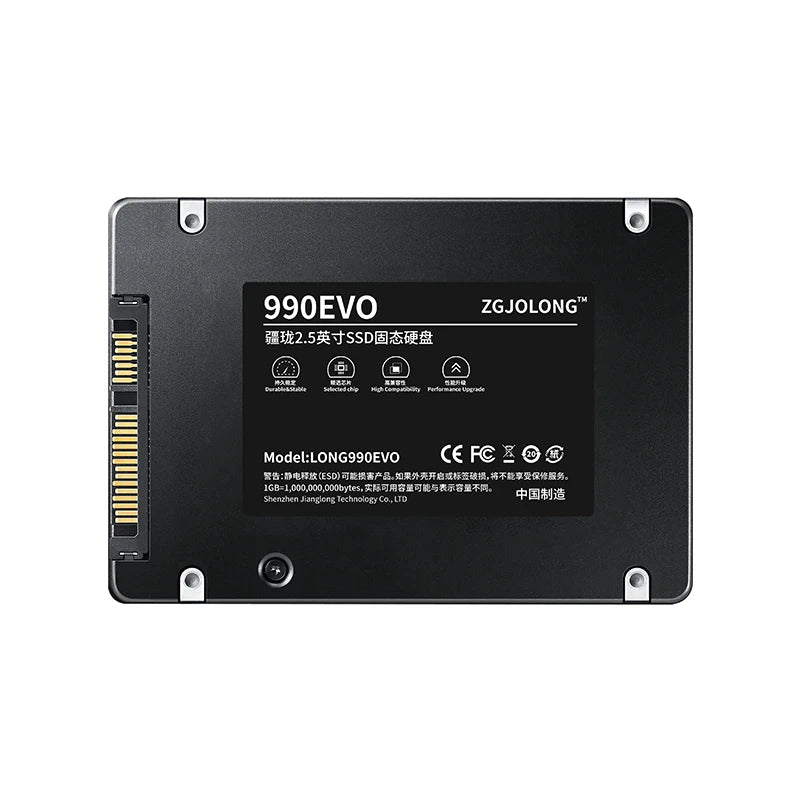 SATA III 256GB Solid State Drive 2.5 Inch Internal Hard Drive for Notebook PCs for Office Use 128GB-2TB Storage Options