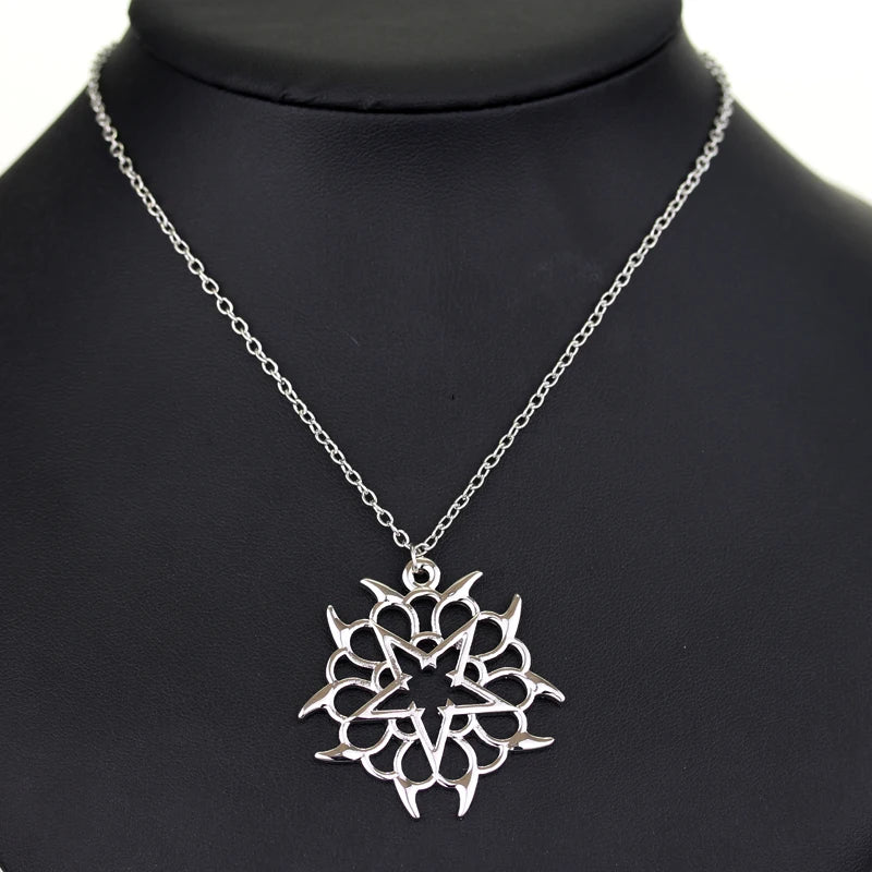 Punk Rock Band Necklace Fashion Gothic Sexy Pop Star Singer Music Band Pendant Link Chain for Women Men Fans Gifts