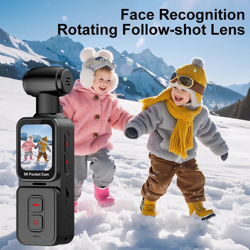 JXD 5K Ultra HD 30fps 1.5" Touch Screen WiFi Mini Handheld Portable Digital Recorder Body Cam Pocket Action Camera 270 Wide