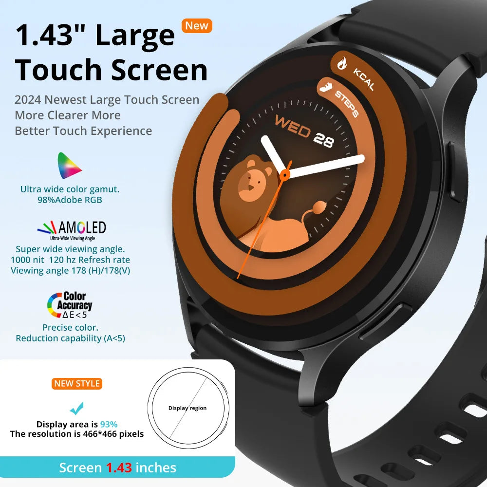 For COLMI I28 Ultra AI Smartwatch with AMOLED Display Built-in Da-GPT Heart Rate & Sleep Monitoring Functions
