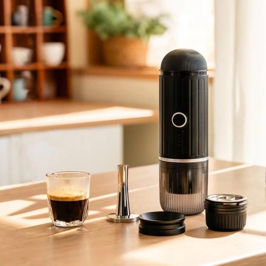 Portable 2 in 1 Usb Rechargeable Electric Drip Espresso Machine Capsule Making Heating Automatic Coffee Maker