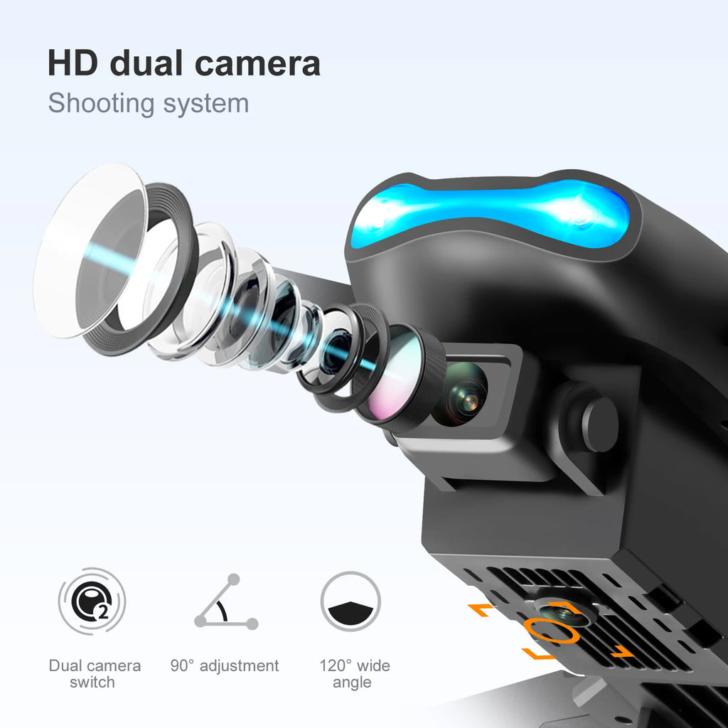 E99 Drone PRO Mini 4K HD Camera WIFI FPV Obstacle Avoidance Foldable RC Quadcopter Helicopter K3