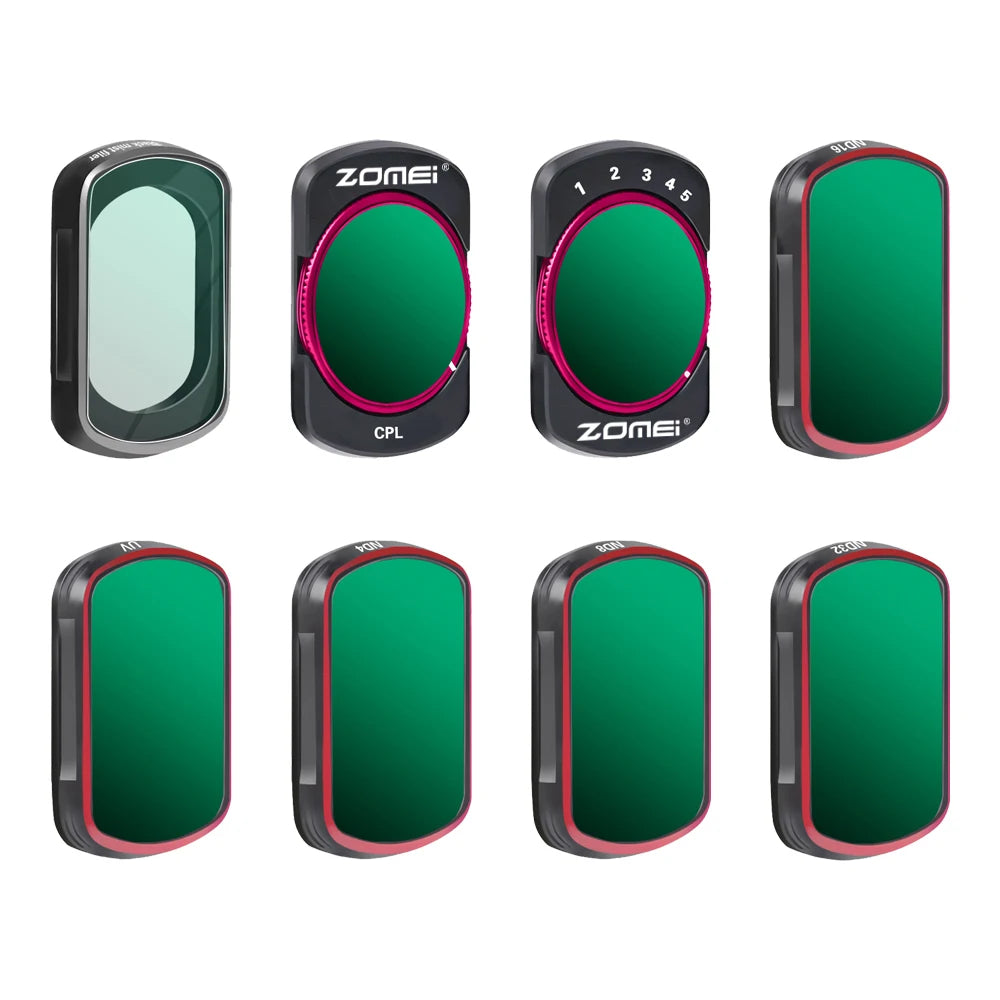 ZOMEI Aluminum Alloy & Tempered Glass Lightweight Magnetic ND2-32 Osmo Pocket 3 Filter