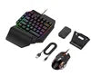 4 in 1 One Hand Gaming Keyboard and Mouse Backlight Wireless BT Game Converter for Android IOS FPS Mobile Phone