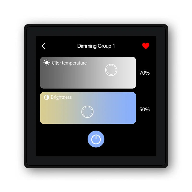 2025 Best Selling Quality Smart Screen Switch Smart Home Panel with 4-way Relay Switch Function