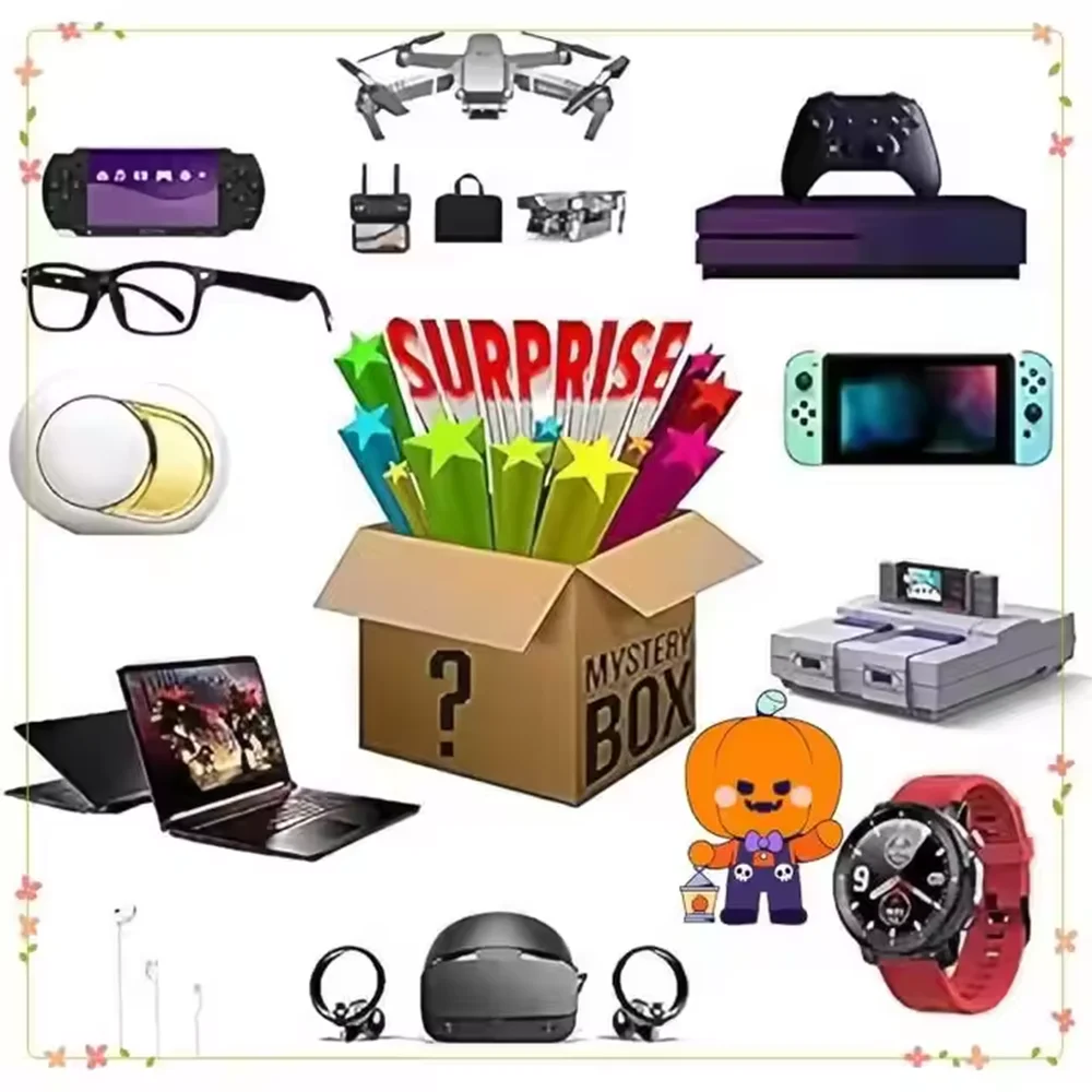Limited Edition 3C Digital Smart Home Devices Wearable Tech Phone Accessories 500 Sets Worldwide Electronics Mystery Box Box