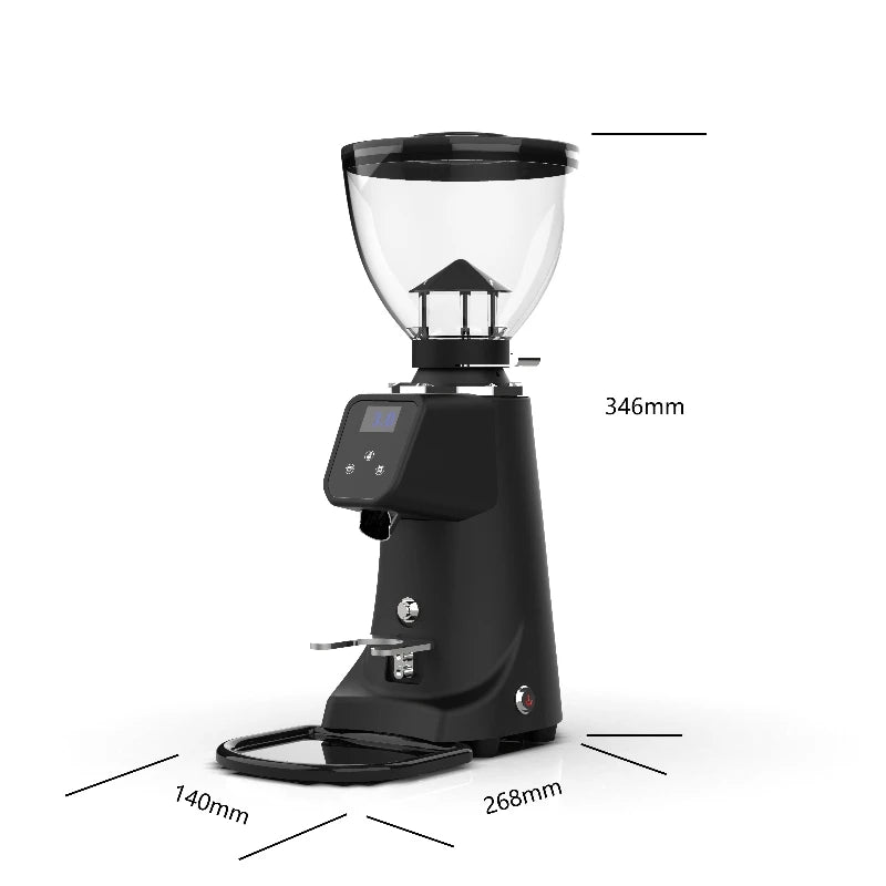 Portable Commercial Coffee Bean Grinder Machine Electric Coffee Grinders Automatic Coffee Grinding 64mm Burr RCM-C3