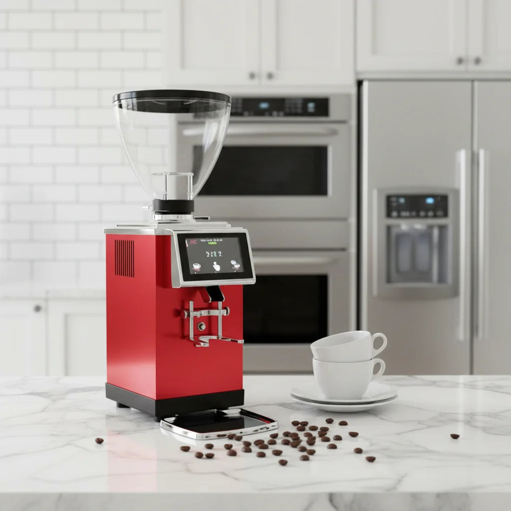 Customizable Coffee Grinder Mill Led Display Espresso Automatic Coffee Commerical Electric Coffee Grinder Machine