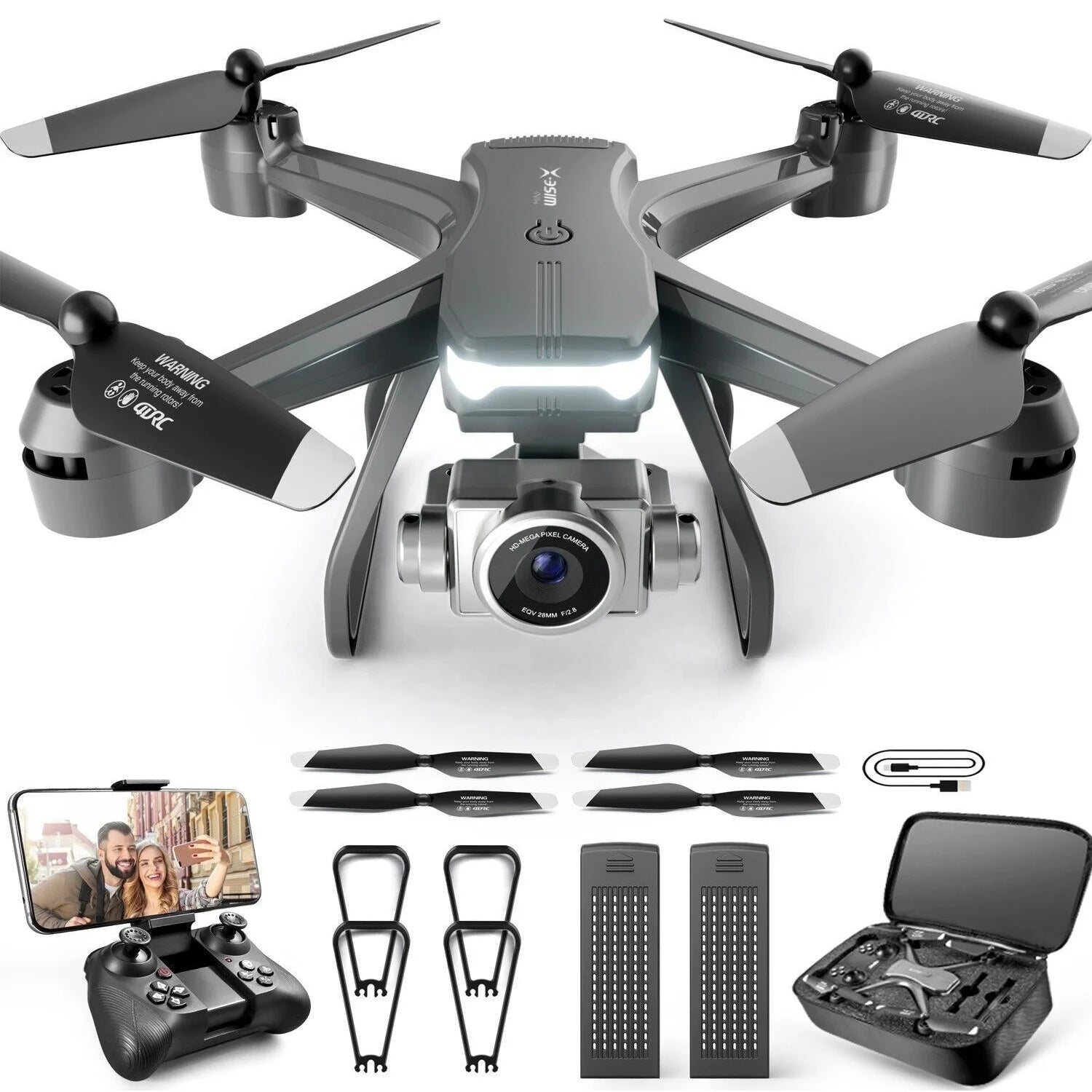 V14 Drone 4k HD Dual Profession Camera WiFi Fpv Rc Drones Height Keep Helicopter Toys Mini V14 Dron Vs E88 E99 K3