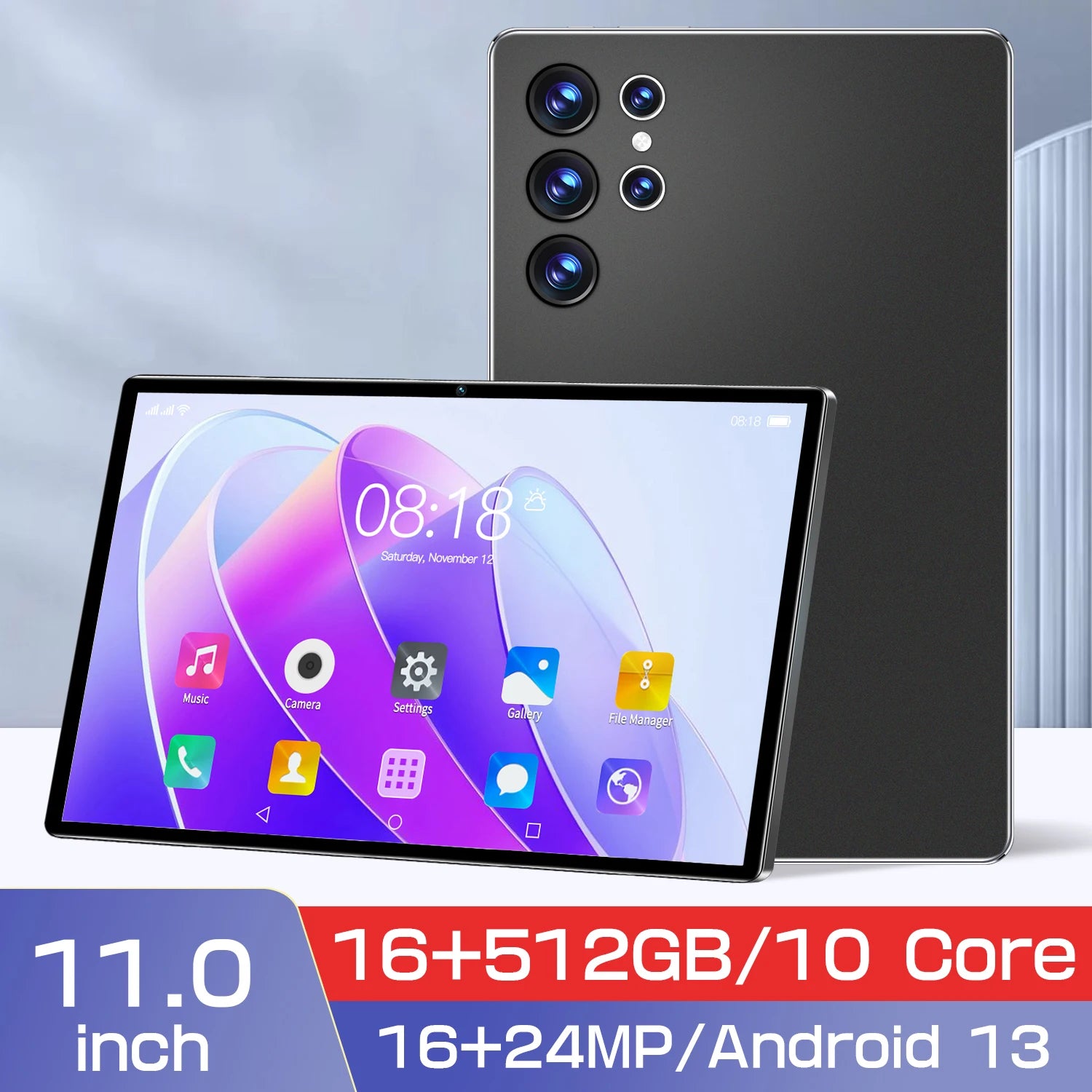 S23 Tablet 11 Inch Tablets Android System Octa-Core 16GB+512GB Kids Learning WIFI Tablet for Children