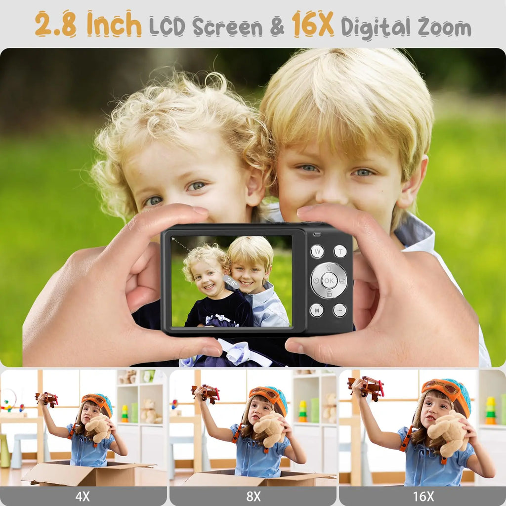 Digital Video Photo Mini Dslr Professional Action 4K Vlog Small hd Mini Smart Camera for Kids Baby Children Outdoor youtube
