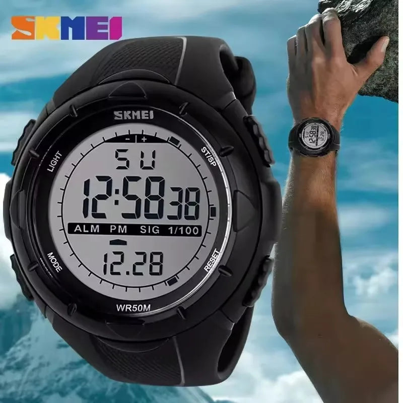 SKMEI 1025 Brand Men's Watches Strap Simple LED Digital  Watch Sport Electronic Watch Waterproof 30m 2024 News