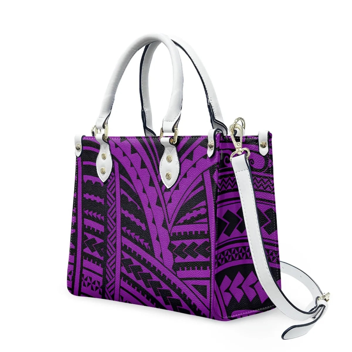 Customize Women's Handbag Leather Bags Women Handbags Ladies Wholesale Custom Polynesia Hawaiian Style Handbags for Women Luxury