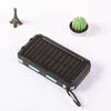 8000mAh 10000 Portable Solar Power Bank Charging Poverbank Three Defenses External Battery Charger Strong LED Light Double USB