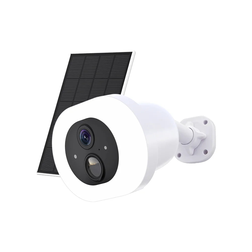 ICSEE 3MP Dome Camera Solar Courtyard Lighting Wide Angle Night Vision Low Power Outdoor WIFI Alarm Cloud Storage