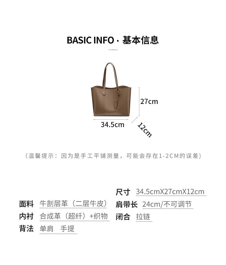 Women Buckets Bag Genuine Leather Handbag for Women Leather Shoulder Bag Casual Tote Crossbody Bags