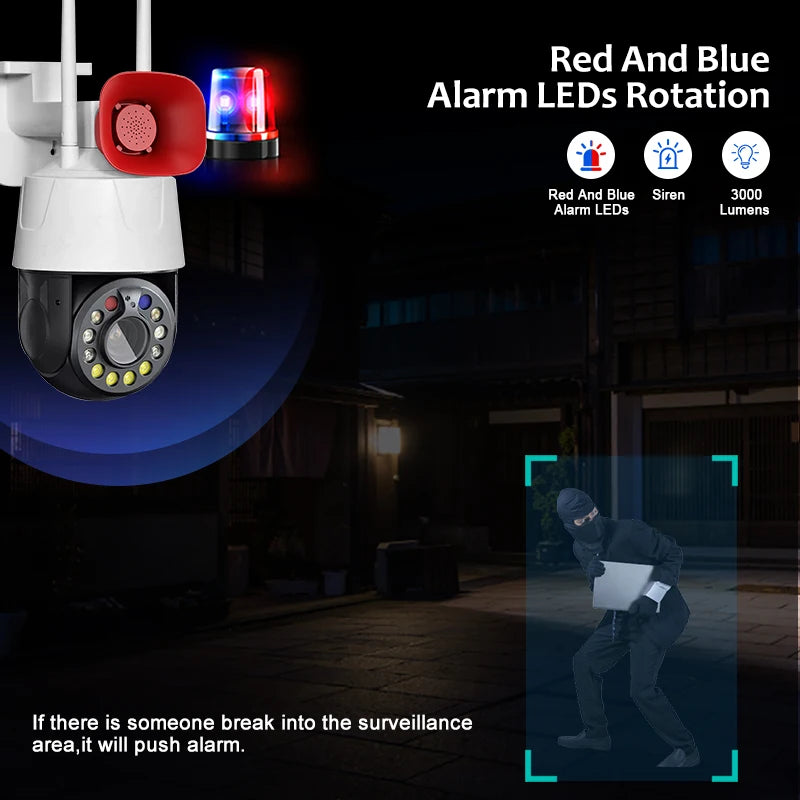 Cloud Storage Home Security Camera 4G Hotspot Wifi IP Camera Solar Powered Wireless Camera