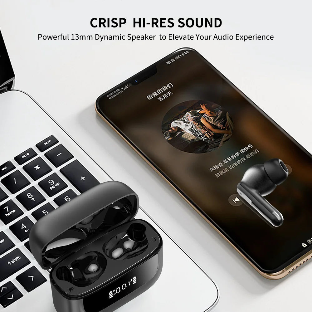 VALDUS 2025 VNC-310 TWS Gaming In-Ear Wireless Earphones With Dual Microphone ENC Noise Reduction for Calls
