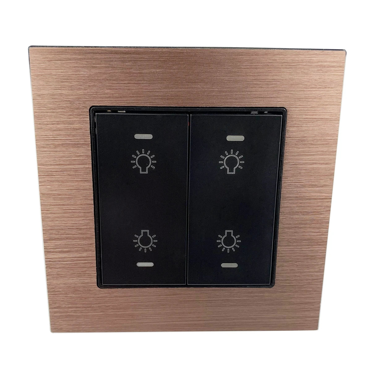 Kincony KC868 Smart Home Control System Compatible Wall Reset Key Switch 86 Module with LED Brushed for Kc868