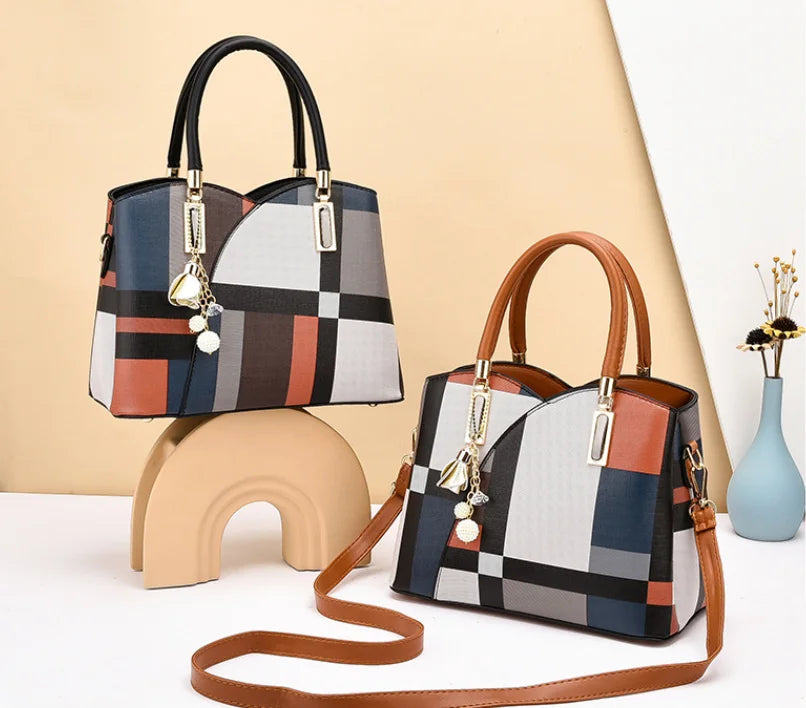 New Lattice High Capacity Fashion Trend Messenger Bags Luxury Women's Bags Womens Handbags Tote Bag