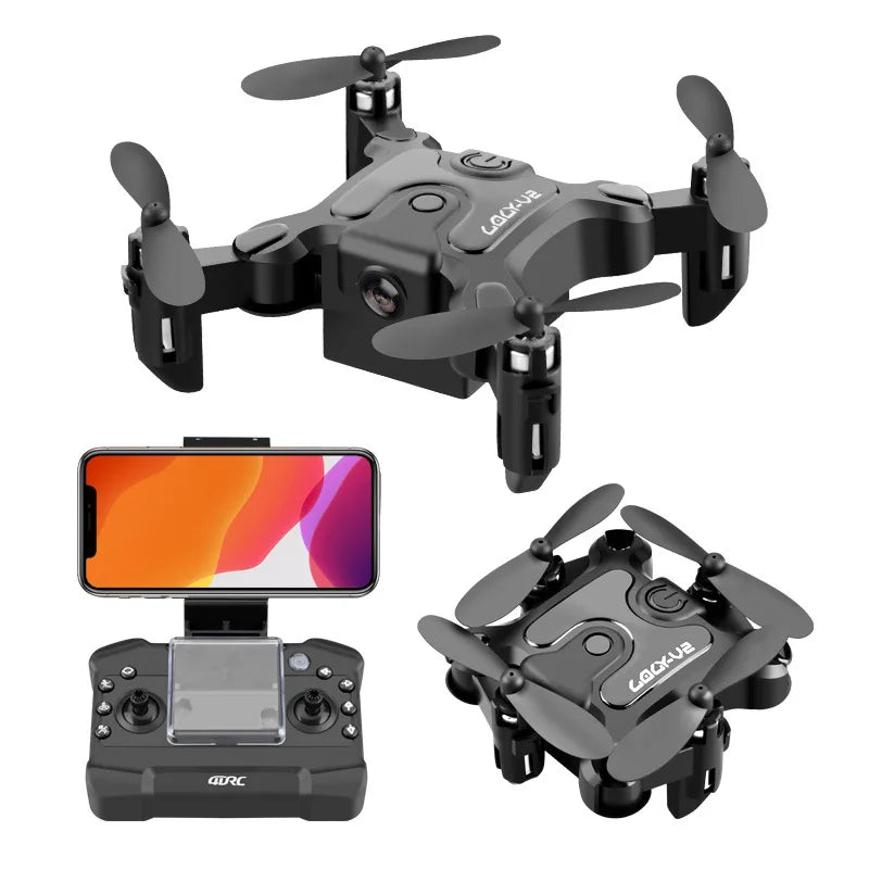 Factory 4DRC V2 Mini Drone 4K HD Camera WiFi FPV Air Pressure Altitude Hold Foldable RC Quadcopter Dron Toys for Kids