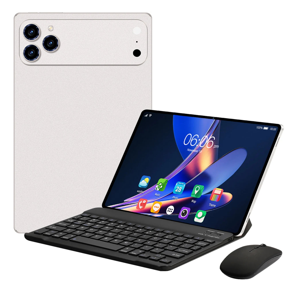 Good Quality Dual SIm Calling 17 Pro Max OEM 10 inch Android 14 Tablet  8+128GB WIFI 3G 4G Tablet Pc With Keyboard Case Mouse