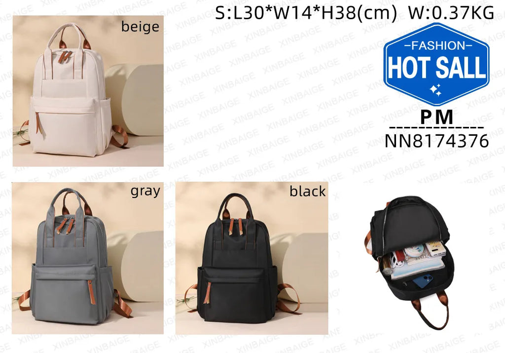 Backpack New Fashion Large Capacity Trendy Women's Bags High Sense Travel Backpack Wholesale 8174